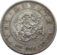 JAPONIA: 1 Yen Yr 37 (1904) (Meiji 37). Ag 900, 26,95 g.