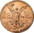 MEKSYK - 50 pesos 1947 - Au 900, 41,61 gram