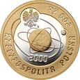 200 złotych 2000 - Rok 2000 - Au 900 + Ag 925, 13,6 g. - 6000 szt.