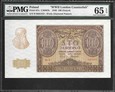 100 złotych 1940 - B - falsyfikat ZWZ - PMG 65 EPQ