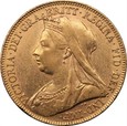 Wielka Brytania  - Suweren 1900 - Au 917, 7,96 gram
