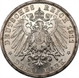 Niemcy - Schaumburg-Lippe - 3 marki pośmiertne 1911 - A