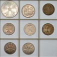 PRÓBA - 8  monet miedzioniklowych 1968 - 1988