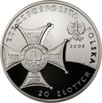 20 złotych 2008 - 90. Rocznica Odzyskania Niepodległości