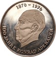 NIEMCY: Medal 100 lat Konrad Adenauer 1876 - 1976 