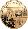 200 złotych 2008 - 450 lat Poczty Polskiej