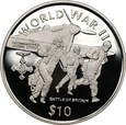 LIBERIA: 10 dolarów 1997 - II Wojna Światowa