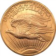 USA: 20 dolarów 1922 -  Au 900, 33,43 g. - Saint Gaudens -