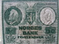 Banknot 50 koron Norwegia 1961