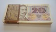 Banknot 20 złotych 1982 AR paczka bankowa 