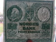 Banknot 50 koron Norwegia 1960