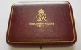 Wielka Brytania kpl monet 1937 Proof Specimen Coins złoto +pudełko