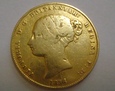 Pół suwerena half sovereign Australia 1856 RZADKA