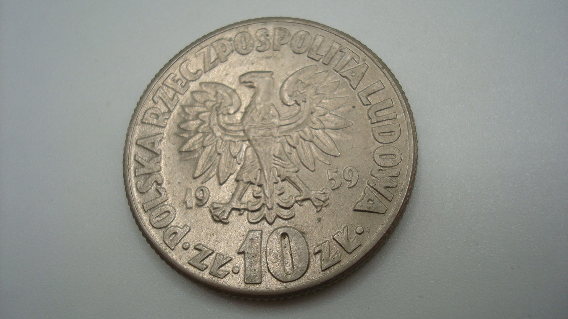 PRL 10 złotych Kopernik 1959