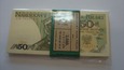Banknot 50 złotych 1988 GW paczka bankowa 