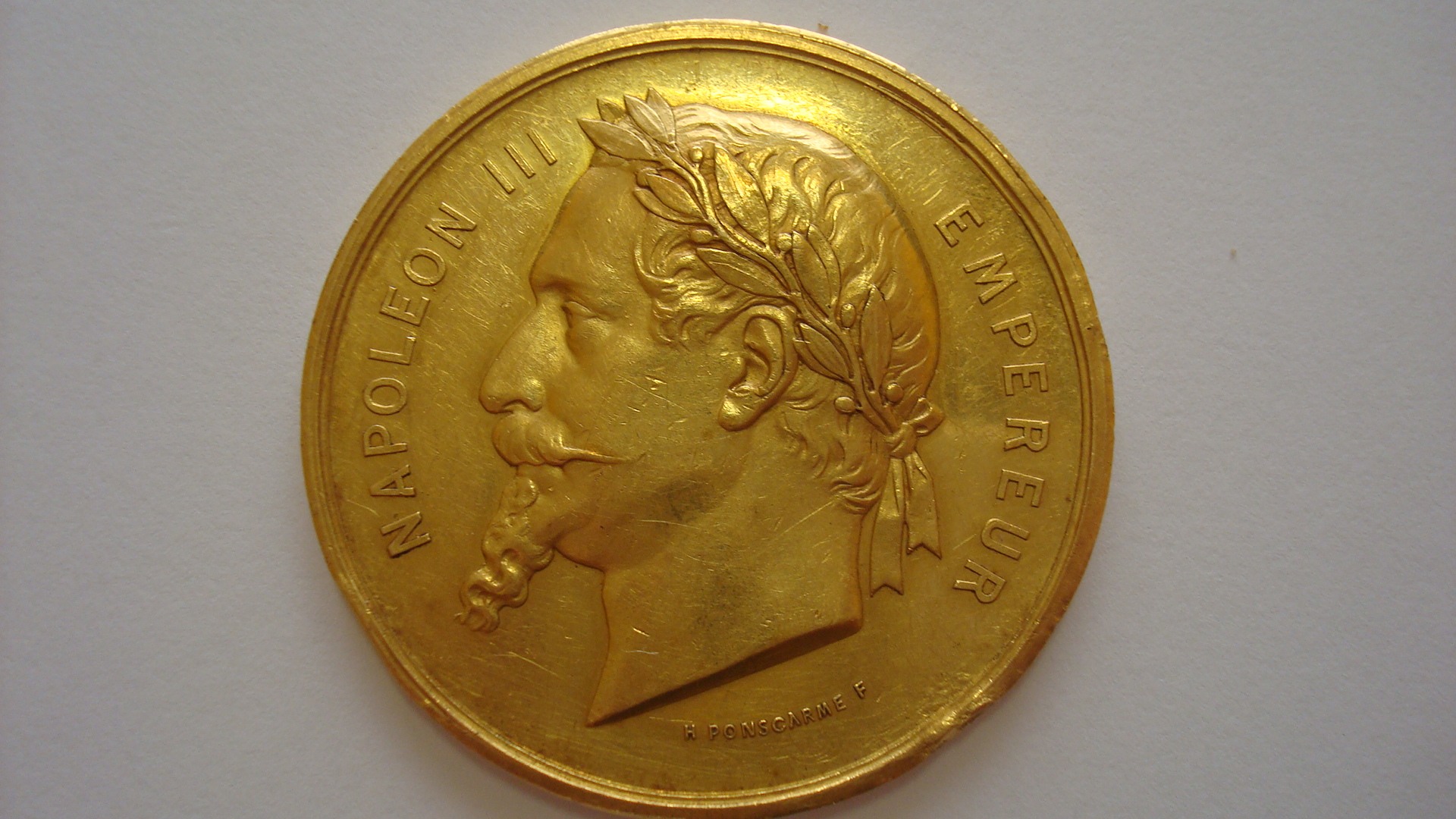Francja Medal nagrodowy Paryż - Napoleon III 1876