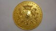 Niderlandy królewski medal nagrodowy 1898 złoto