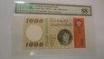 Banknot 1000 zł 1965 r ser S PMG 68 EPQ MAX NOTA