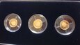 Kongo 1500 franków komplet 3 złotych monet Euro 2012