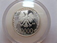 10000 zł Jan Paweł II kratka 1989