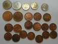 Zestaw 23 monet Litwa 1991