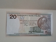 Banknot 20 zł Maria Skłodowska 2011 r niższy numer  stan UNC