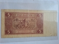Banknot 5 zł  1948 r seria BL stan 3