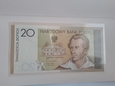 Banknot 20 zł Juliusz Słowacki 2009 r  stan UNC