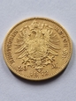 Niemcy 20 Marek Saksonia 1872 r  stan 2+    B/K