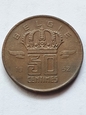 Belgia 50 Centimes 1965 r stan 3    K9