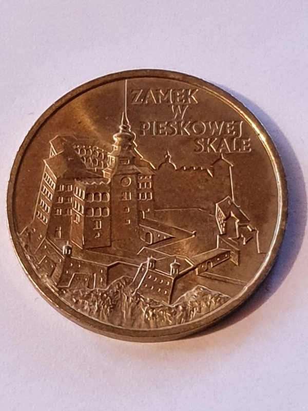 2 zl Zamek w Pieskowej Skale 1997 r stan 1    K/16