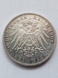 Niemcy 3 Marki Meiningen 1908 r stan 2+    BK