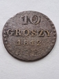 Księstwo Warszawskie 10 Groszy 1812 r stan 3-    K/Z1