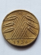 Niemcy 10 Pfennig 1936 r Litera A  stan 3    K/7