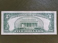 USA 5 Dollars Silver Certificate 1953 r stan 5