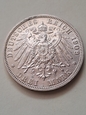 Niemcy 3 Marki Wilhelm II 1909 r stan 2+    K/Z3