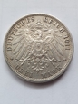 Niemcy 3 Marki Wirtembergia 1911 r stan 2+ BK