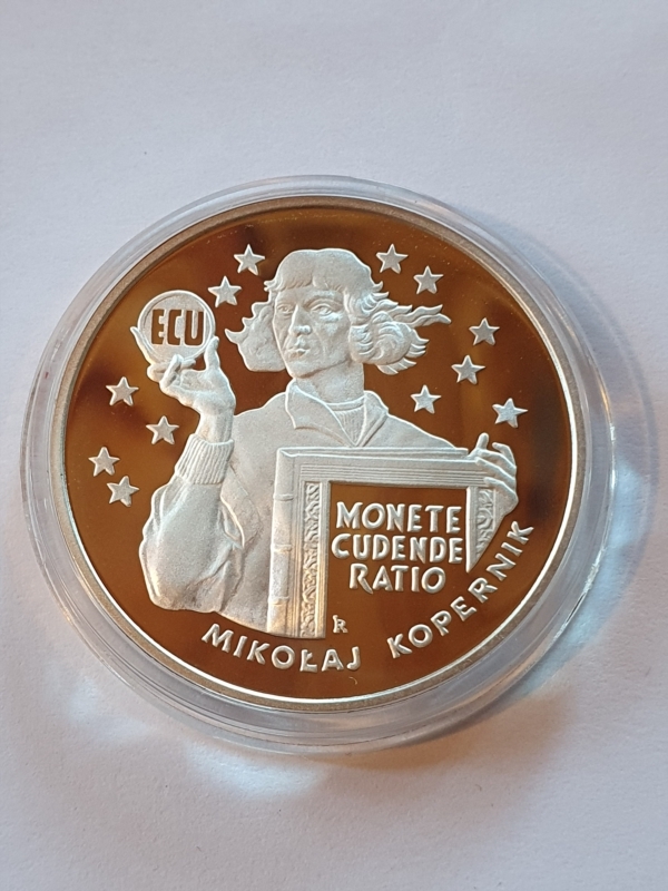 20 zł ECU - Mikołaj Kopernik1995 r stan L      T/19