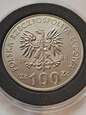  100 zł Jadwiga 1988 r  bez monogramu stan 1      T7/7