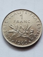  Francja 1 Frank 1960 r stan 2      K7