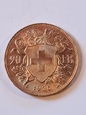 20 Franków Szwajcaria 1935 rok stan 1