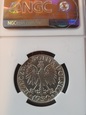 5 zl Żaglowiec 1936 rok stan NGC AU 58     P/3