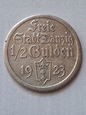 WM  Gdańsk 1/2 Guldena 1923 r stan 3    K/Z6