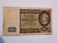 Banknot 500 zł  1940 r seria A stan 3-