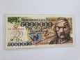 Banknot 5000000 zł Józef Piłsudski 1995 r seria XX wzór stan 1