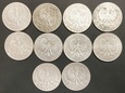 II RP, 5 złotych Głowa Kobiety - lot 10 sztuk