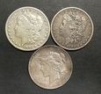 USA, 1 dolar MORGAN 1881,1901 i LIBERTY 1922