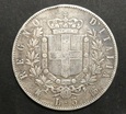 Włochy 5 lirów 1872 M VTTORIO EMANNUEL
