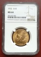 10 dolarów 1932 Indianin ,NGC ms 64