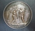 Polska, XIX wiek, medal chrzcielny z 1890 r. ,duży.